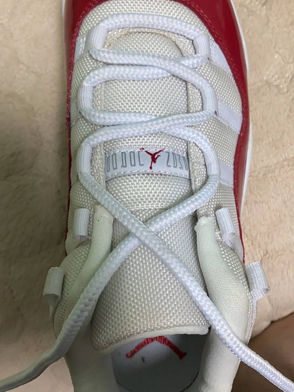 aj11鞋带系法,发个教程吧… 发现点我11系法的人比较多,今天就干脆