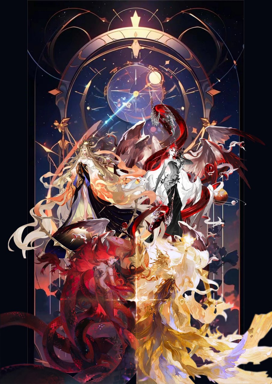 阴阳师|ssr天照&ssr伊邪那美61创世 天照,网易公司研发的3d半即时