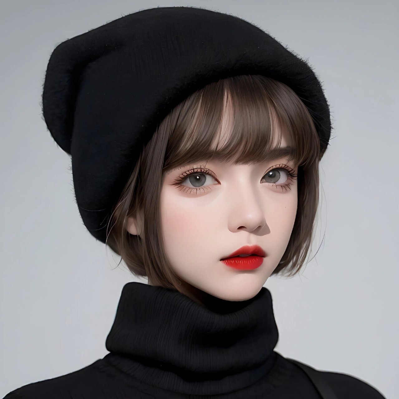 女生头像|冷酷女孩之短发 星河滚烫,你是人间理想.