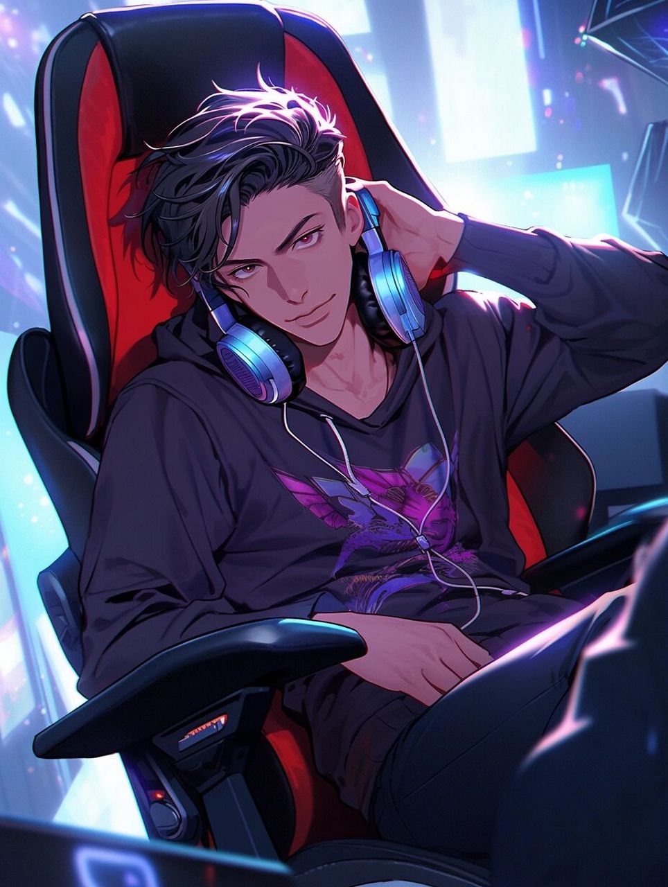 帅气电竞男孩头像,开黑兄弟头像 像不像《全职高手》里的叶修