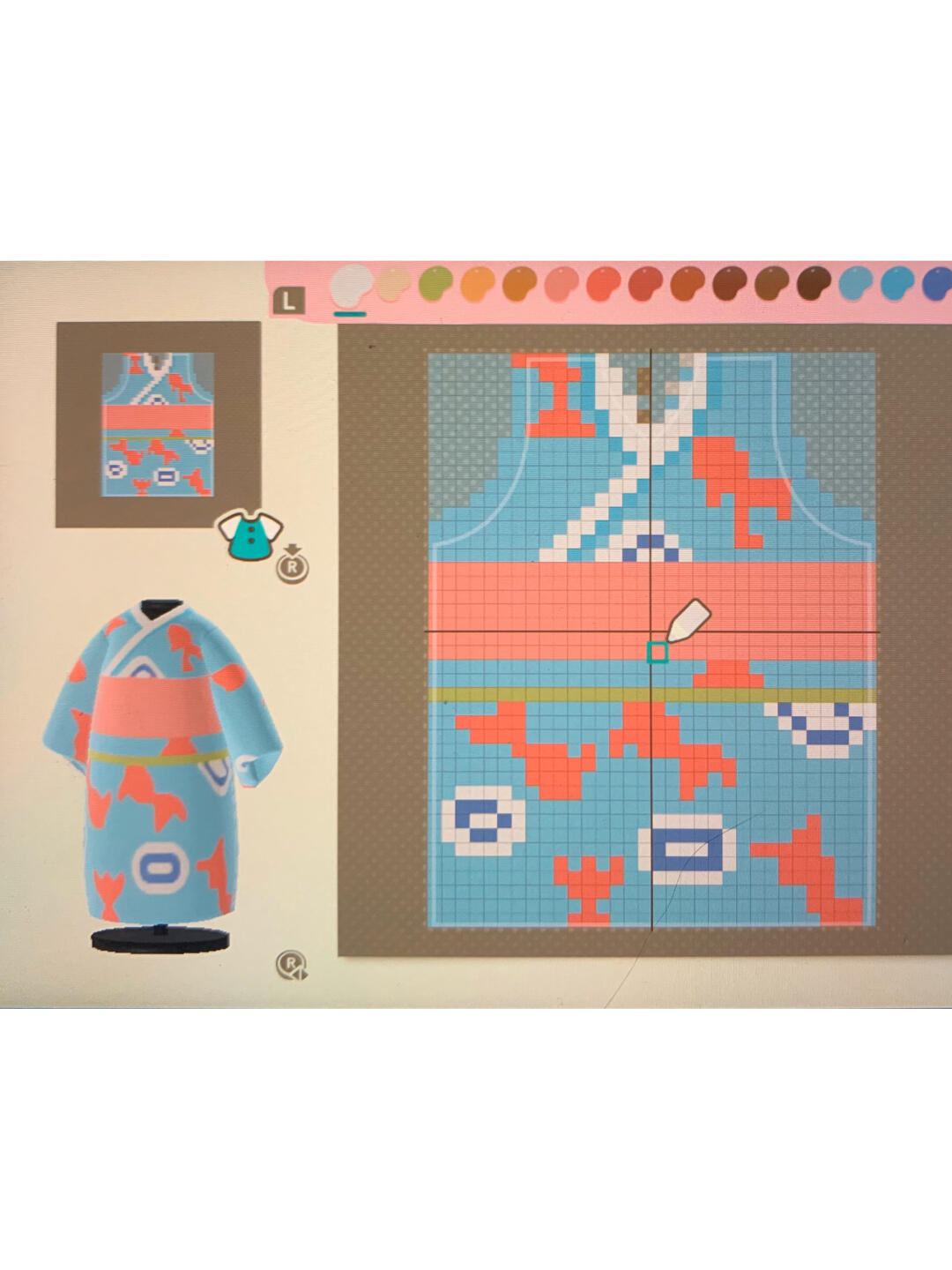 动物森友会衣服diy图纸动森和服修女爱丽丝