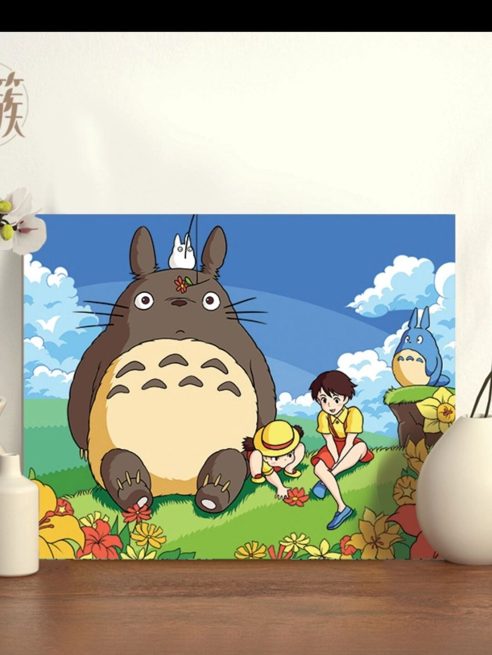 宫崎骏龙猫手绘(附原图) 宫崎骏龙猫手绘,最后两张原图,色号已标记