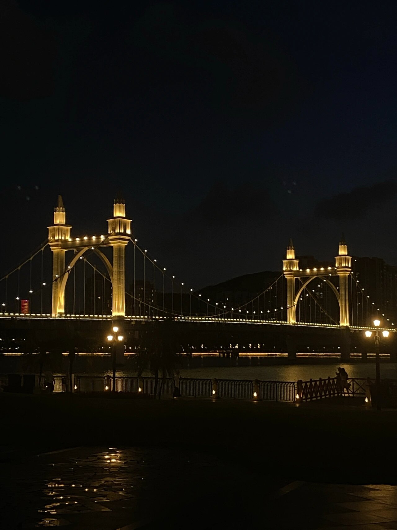 珠海市超美超容易出片的大桥 定位到前山河畔,一路向白石桥走过去,在