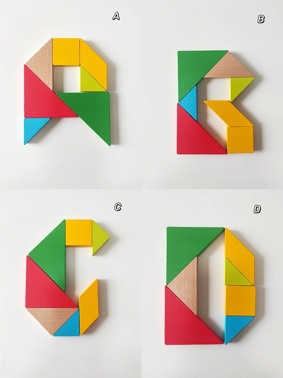 七巧板简单的十种拼法图片