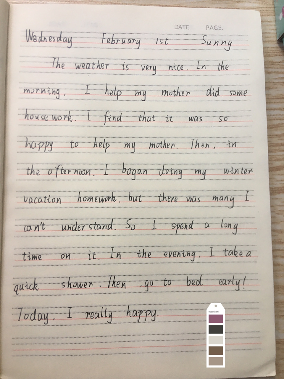 英文日记82828898898383  天气是如此的好.