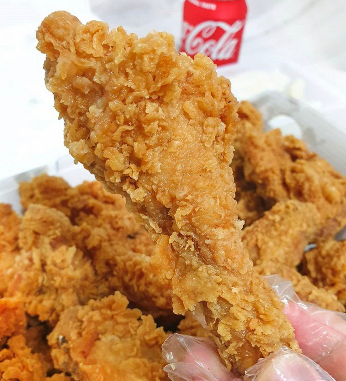 韩国明洞|爱吃原味炸鸡一定要点bbq家的!绝 吹爆bbq家的黄金橄榄鸡!