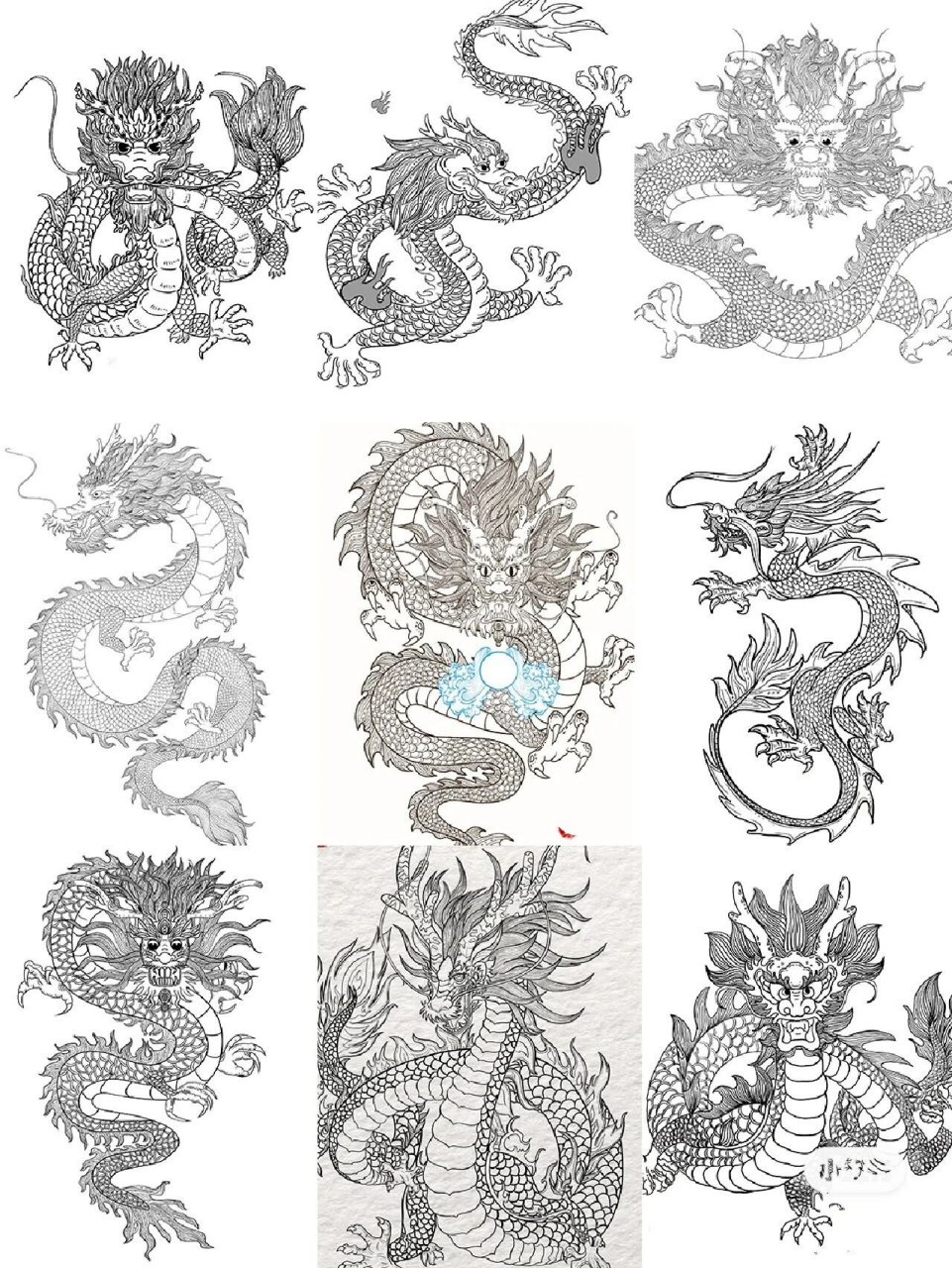 国风60天团练|零基础学员青龙上色合集 大家好,我是你们的班主任小柒