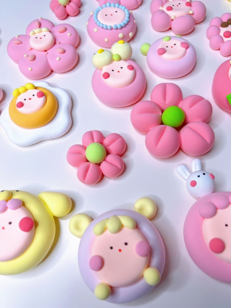 手工丨初恋粉色系黏土94春天的颜色 繁忙的工作终于快要告一段落