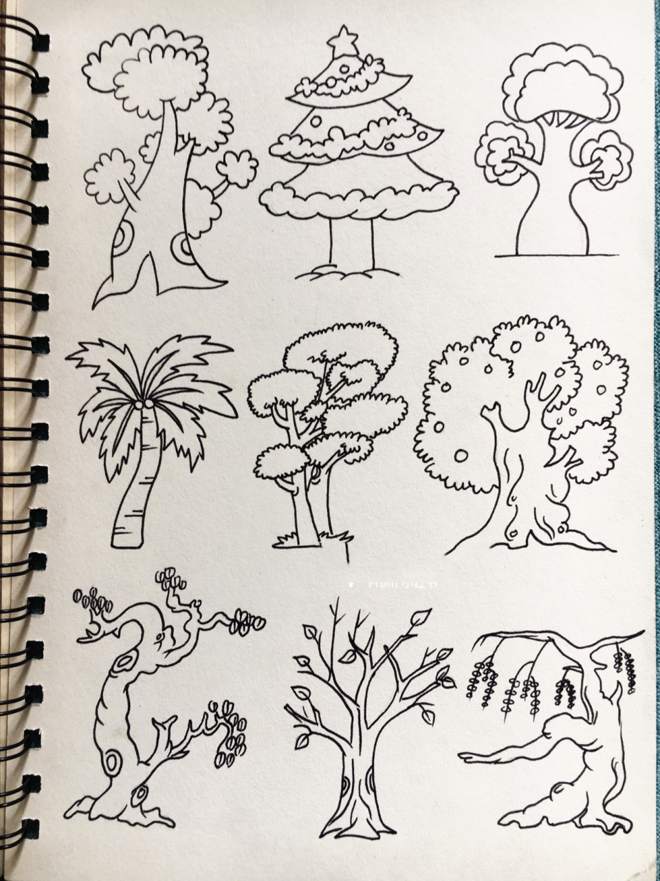 零基础 | 简笔画 | 树木主题(二)