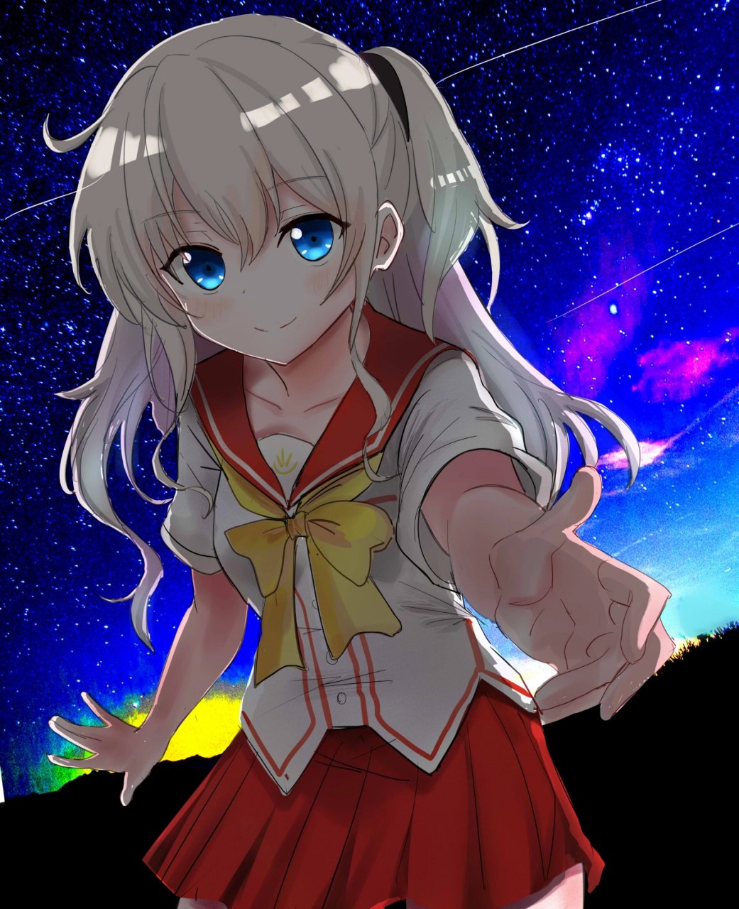 夏洛特——「友利奈绪」壁纸 别给我一个人逃避!