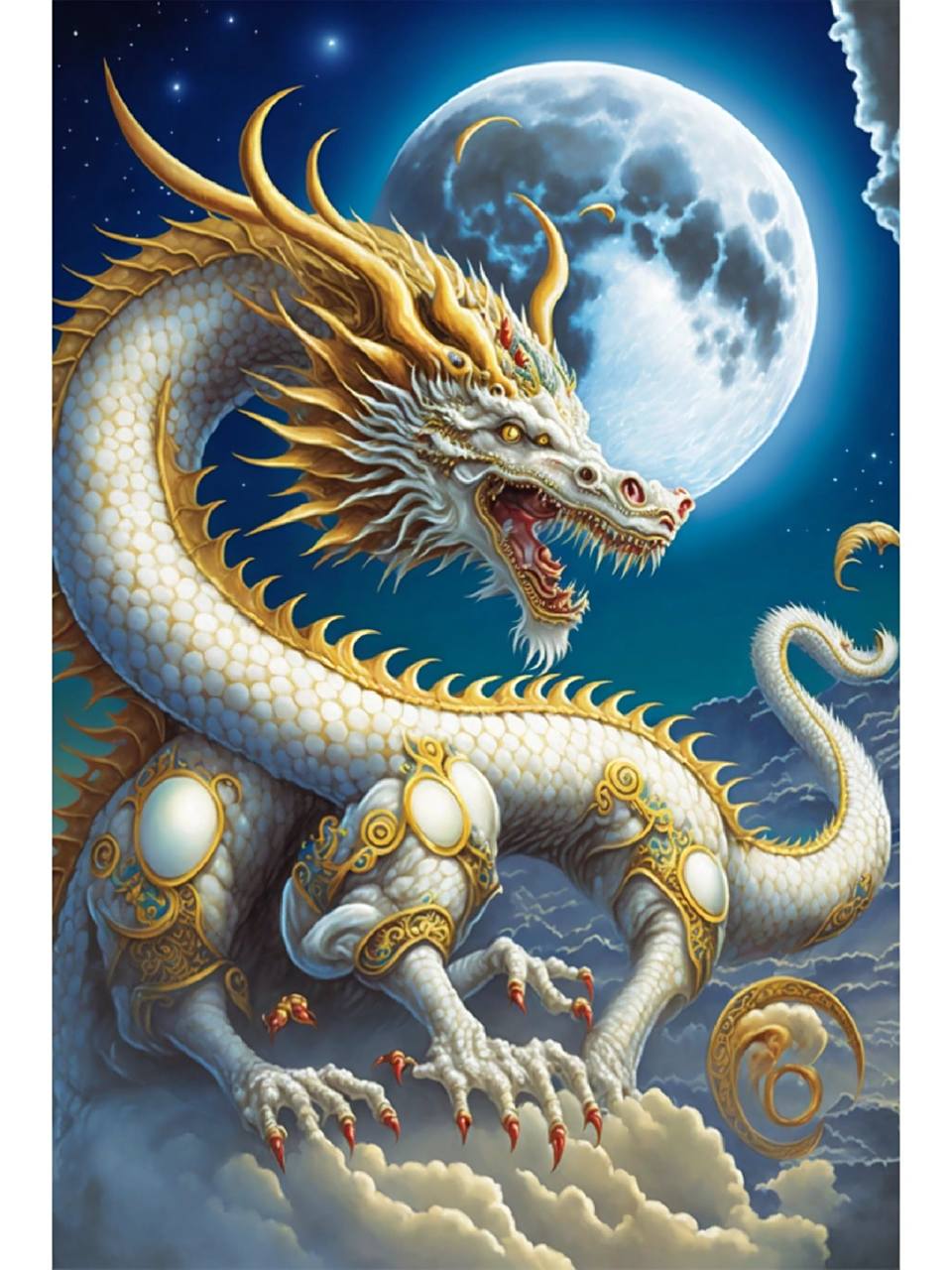 ai绘画"关键词"国风神龙 龙,中国古代神话中的动物,为鳞虫之长.