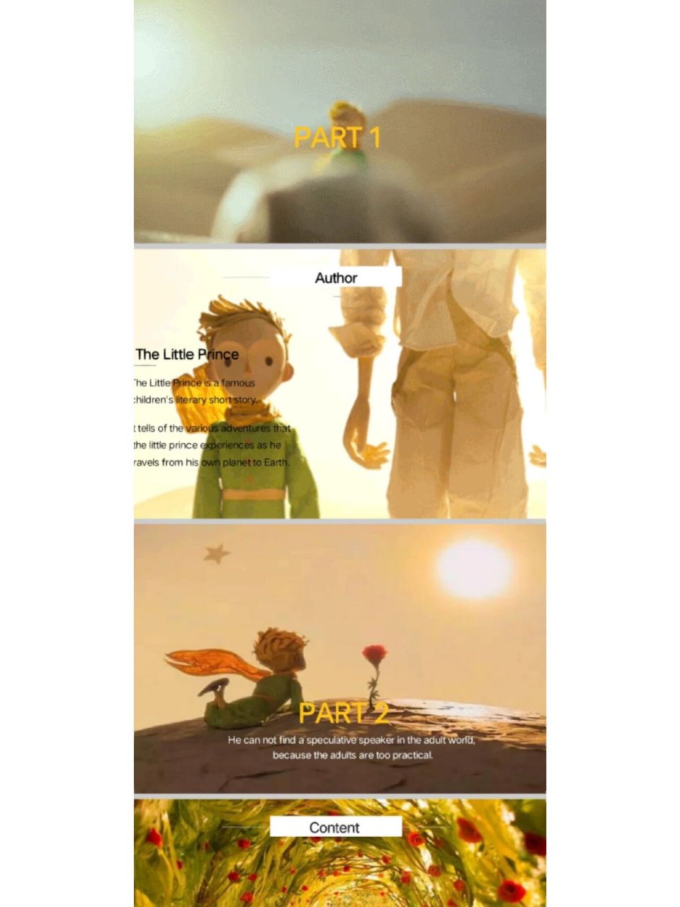 《小王子》英语课前演讲主题‖ppt带稿 ppt14页‖英语演讲稿500字以内