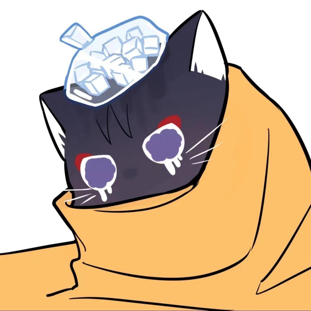 散猫猫表情包 太可爱啦! cf:loft(允许转载)