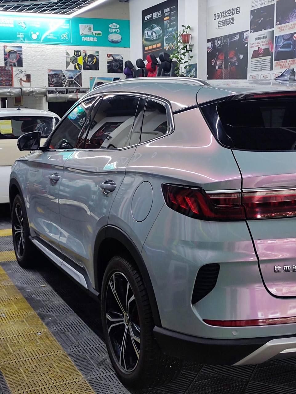 改色膜,比亚迪宋plus梦幻火山灰改色  先说说为啥选择这款梦幻火山灰