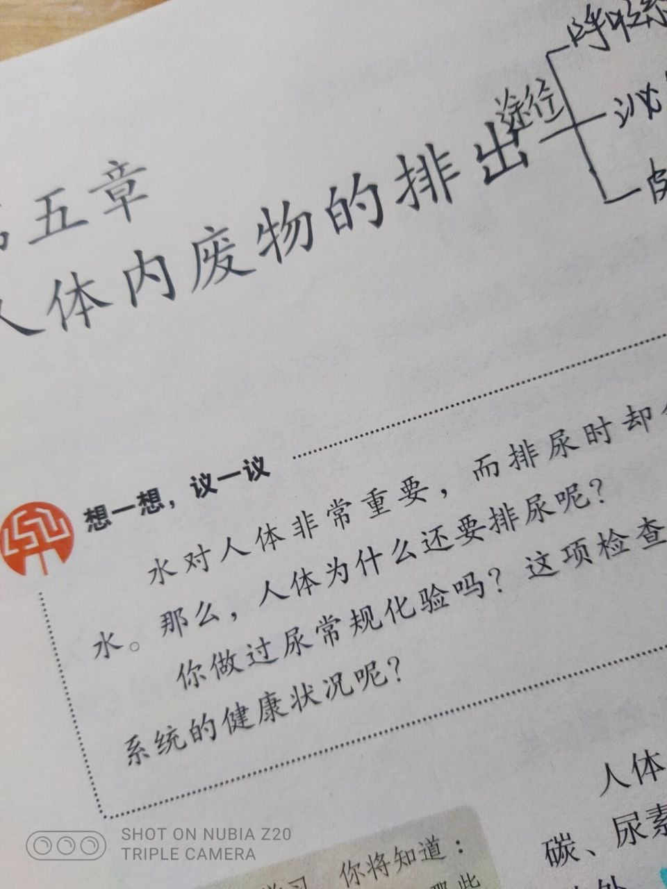 七年级下册生物笔记 #               第五章     人体内废物的排出
