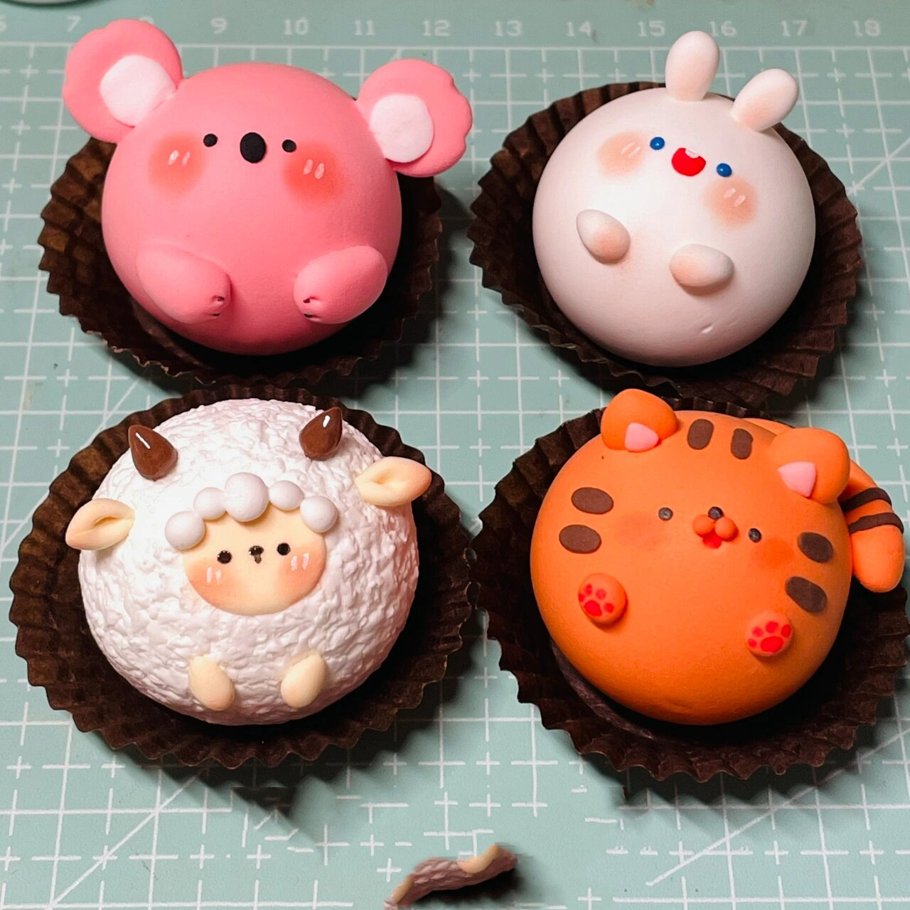 6015费列罗x小动物糯米团子→超轻粘土教程 79吃完费列罗的小