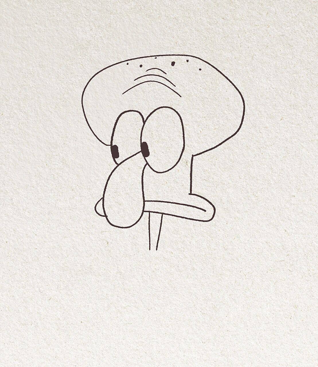 十秒钟教你画章鱼哥!超简单!