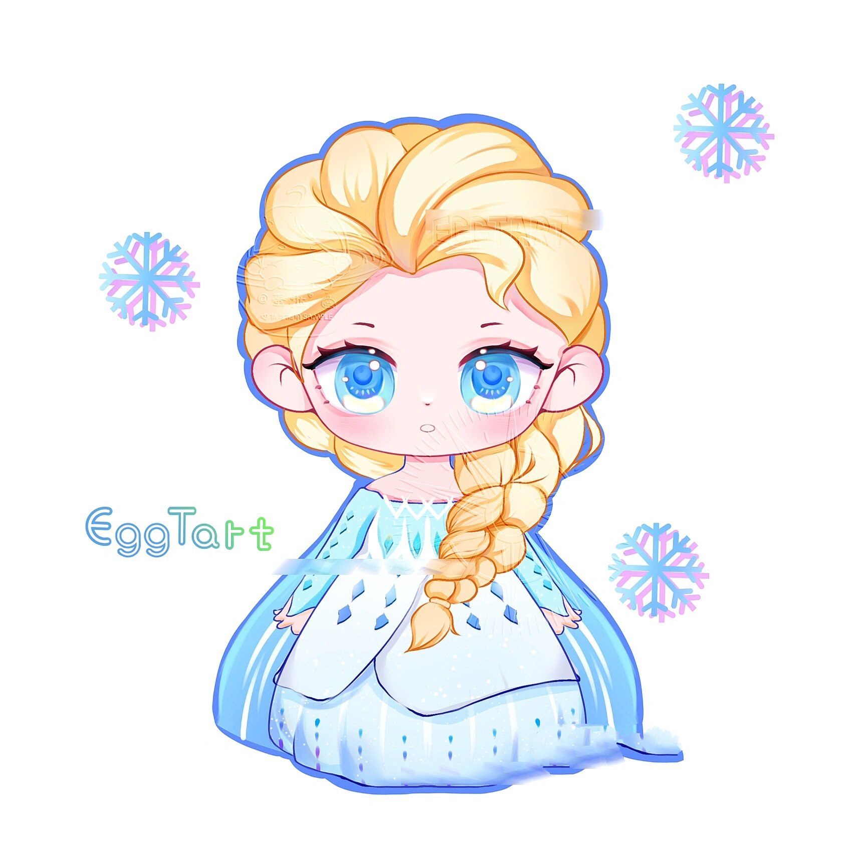 迪士尼公主插画系列