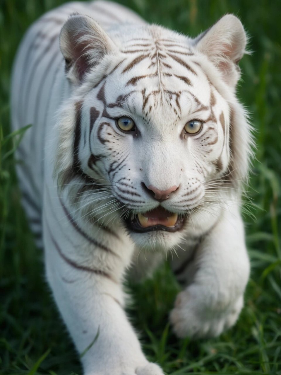 手机壁纸# #iphone壁纸# #白虎# #可爱动物头像