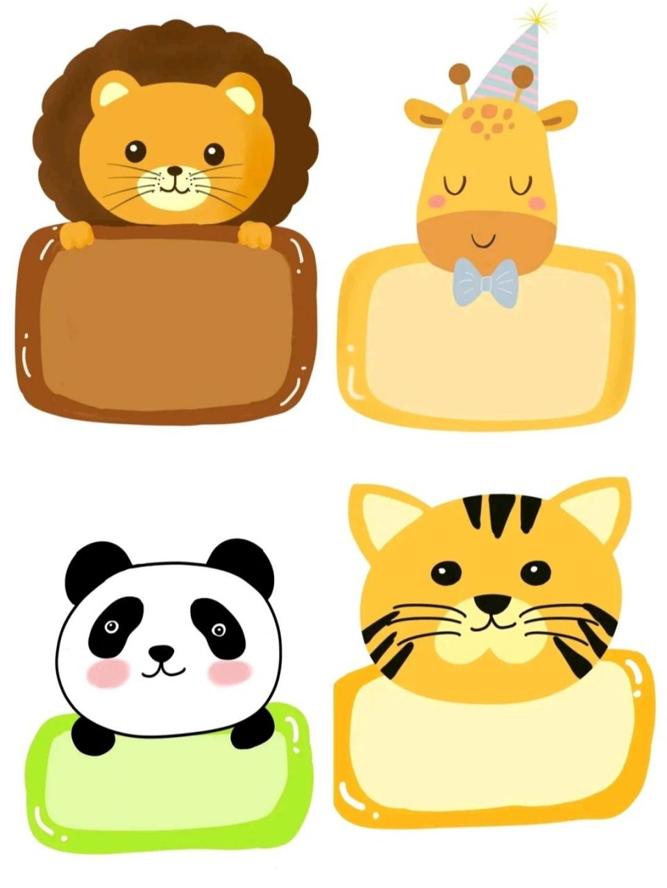 96 超可爱姓名贴快来认领哦!96