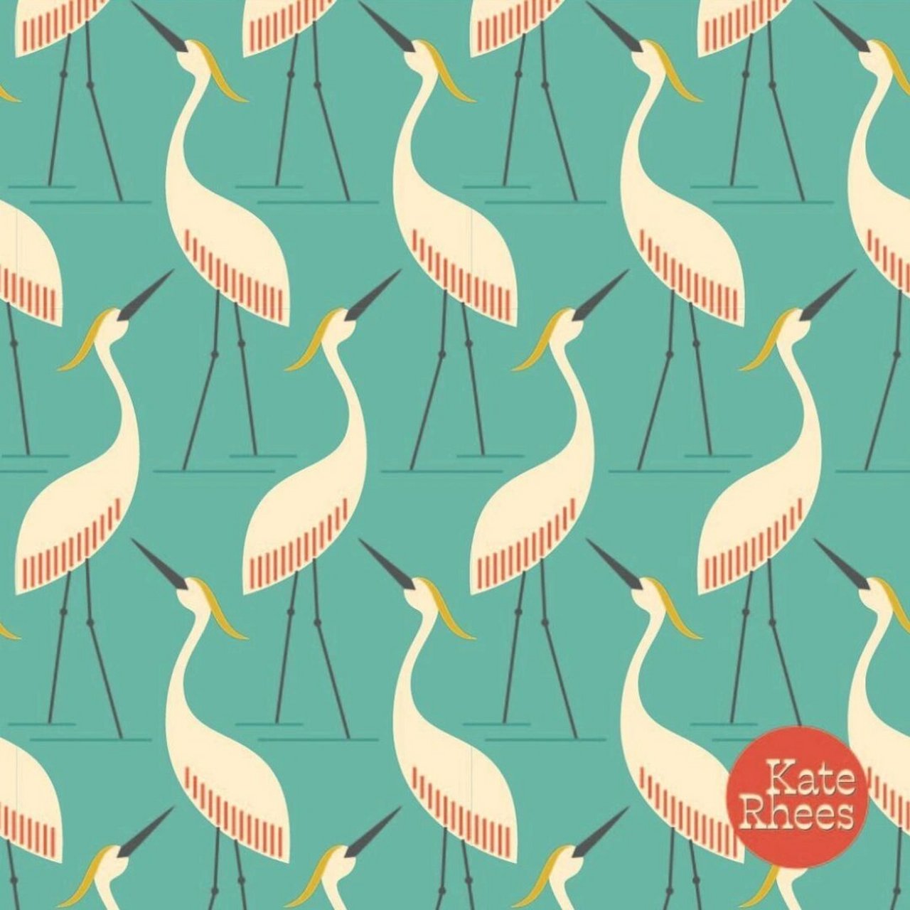 重复图案素材合集(三)73 作者‖kate rhees 来自美国的图案设计师