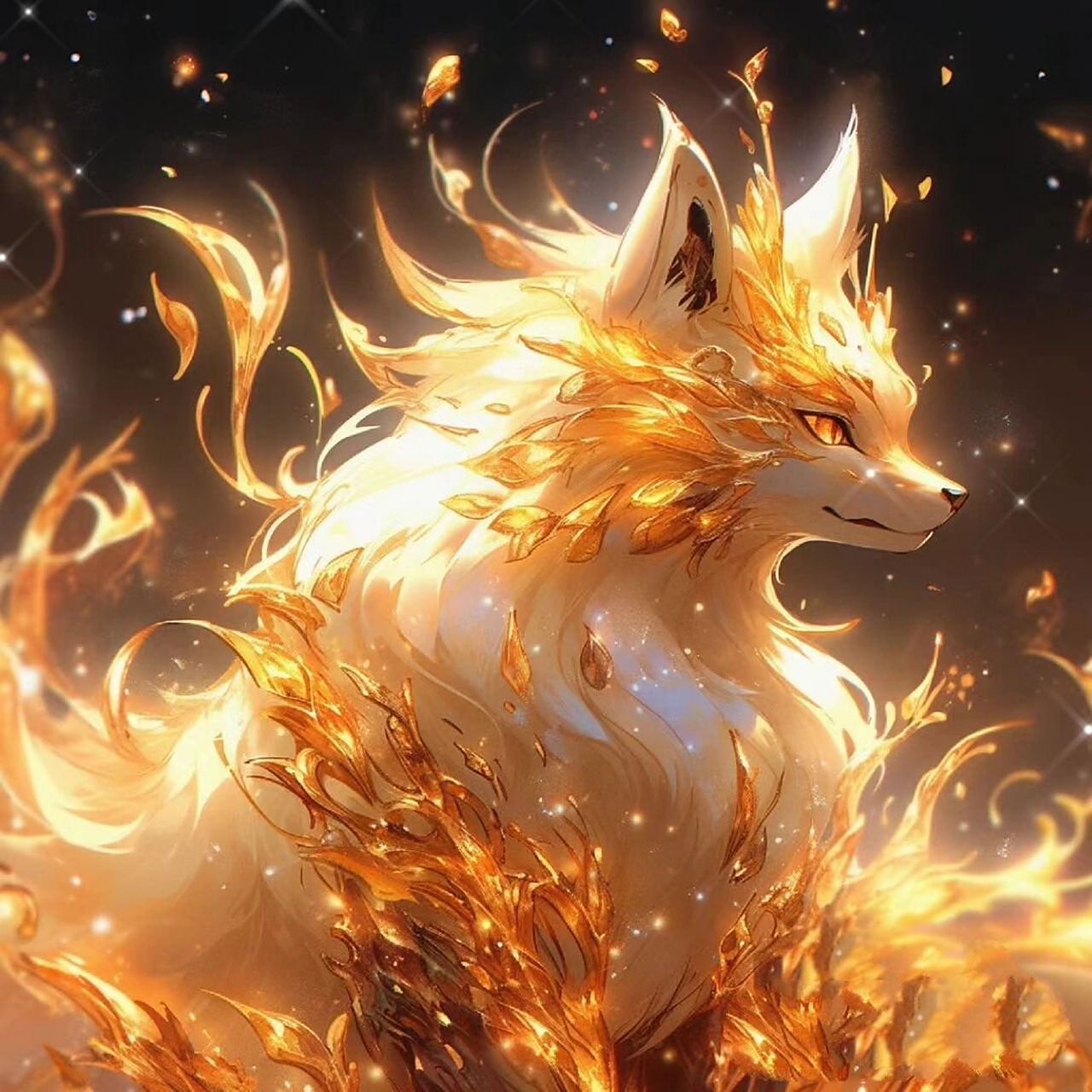 神兽系头像第三弹 神兽系头像之九尾狐