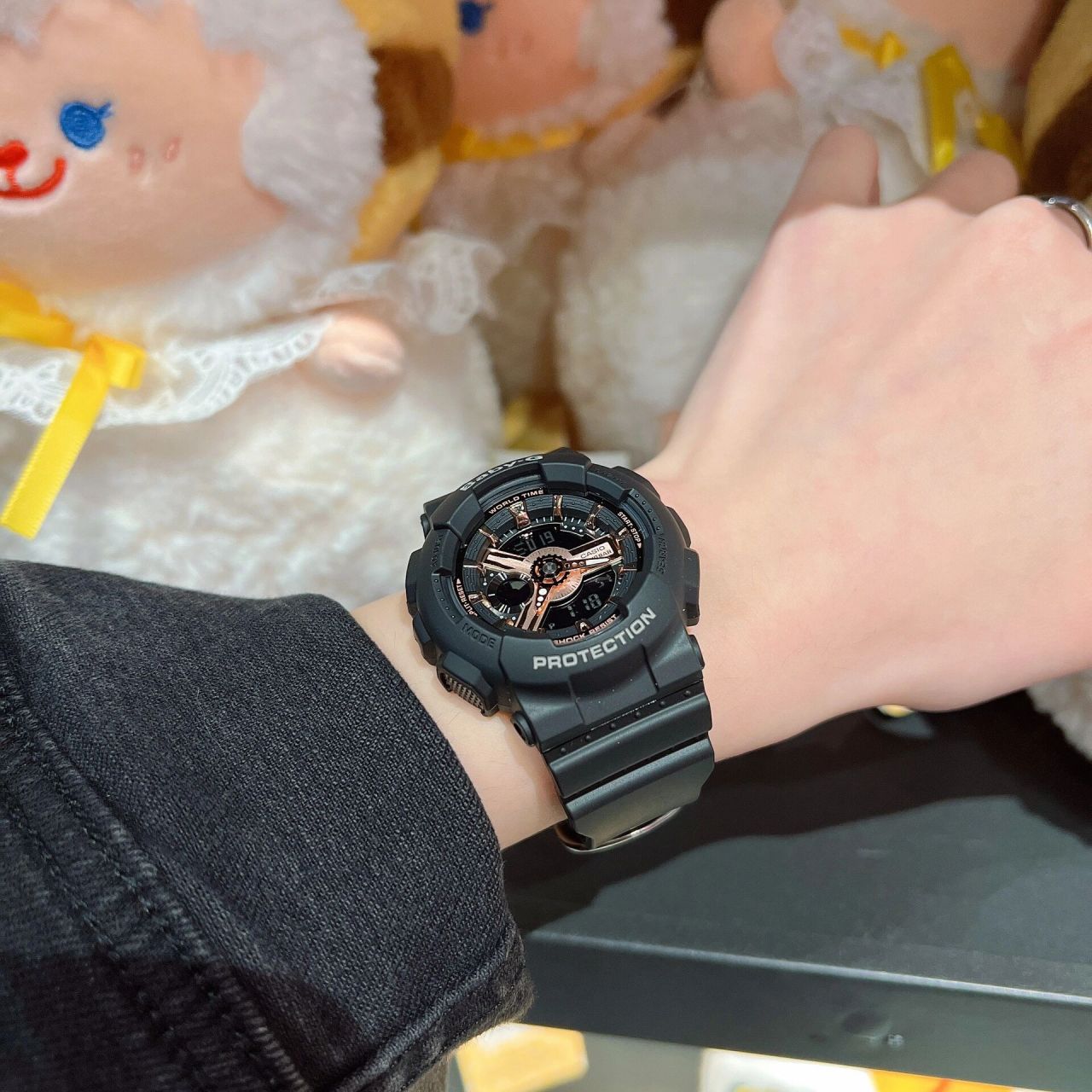 卡西欧|baby-g 黑玫瑰金0978 非常经典耐看