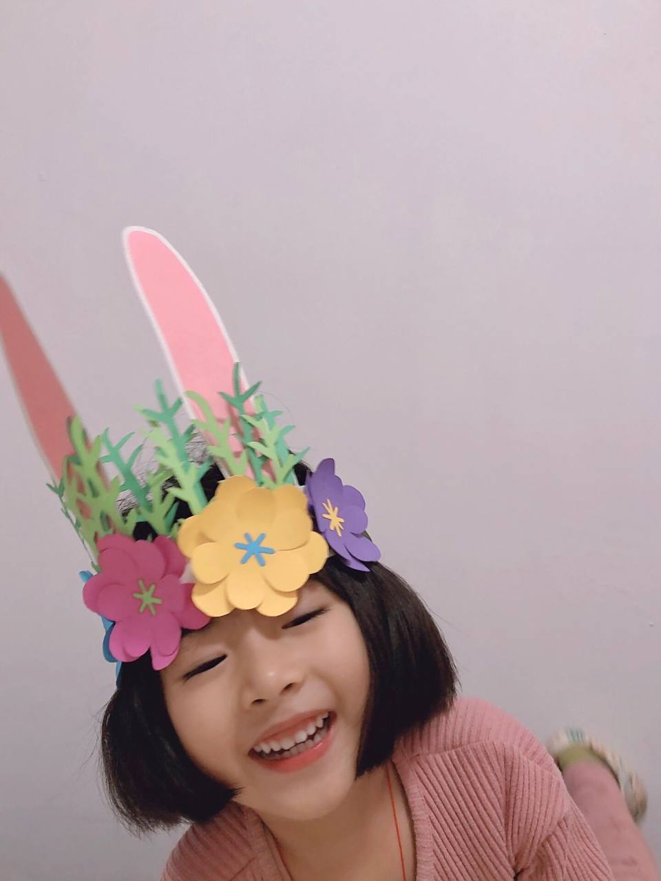 98幼儿园又来手工作业啦～动物头饰做起来 97制作材料:各色卡纸