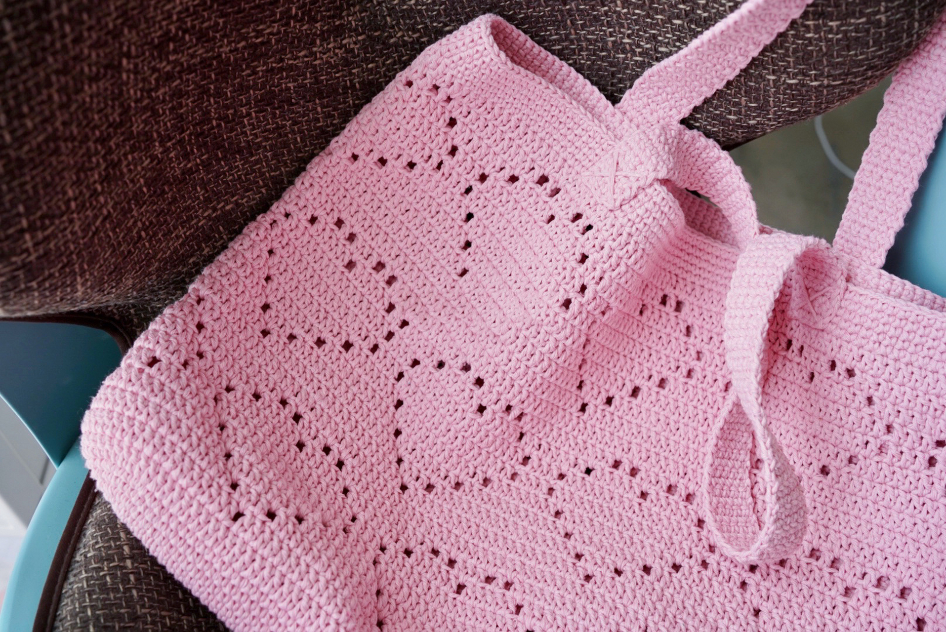 小白可冲的镂空爱心钩织包(附图解) 原呼吸家的解药,我自己买了喜欢的