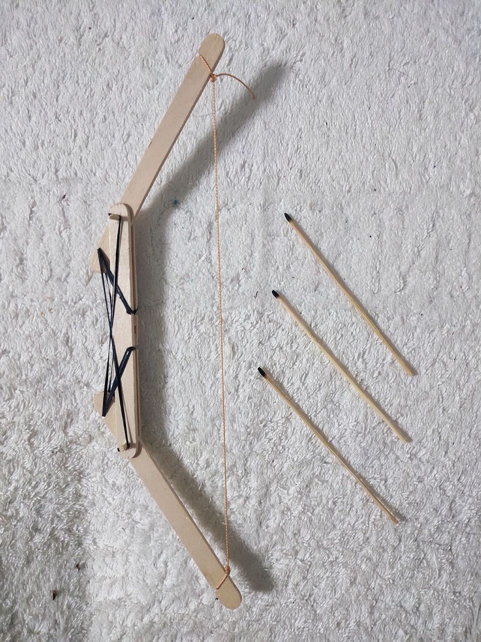 手工制作弓箭的做法图片