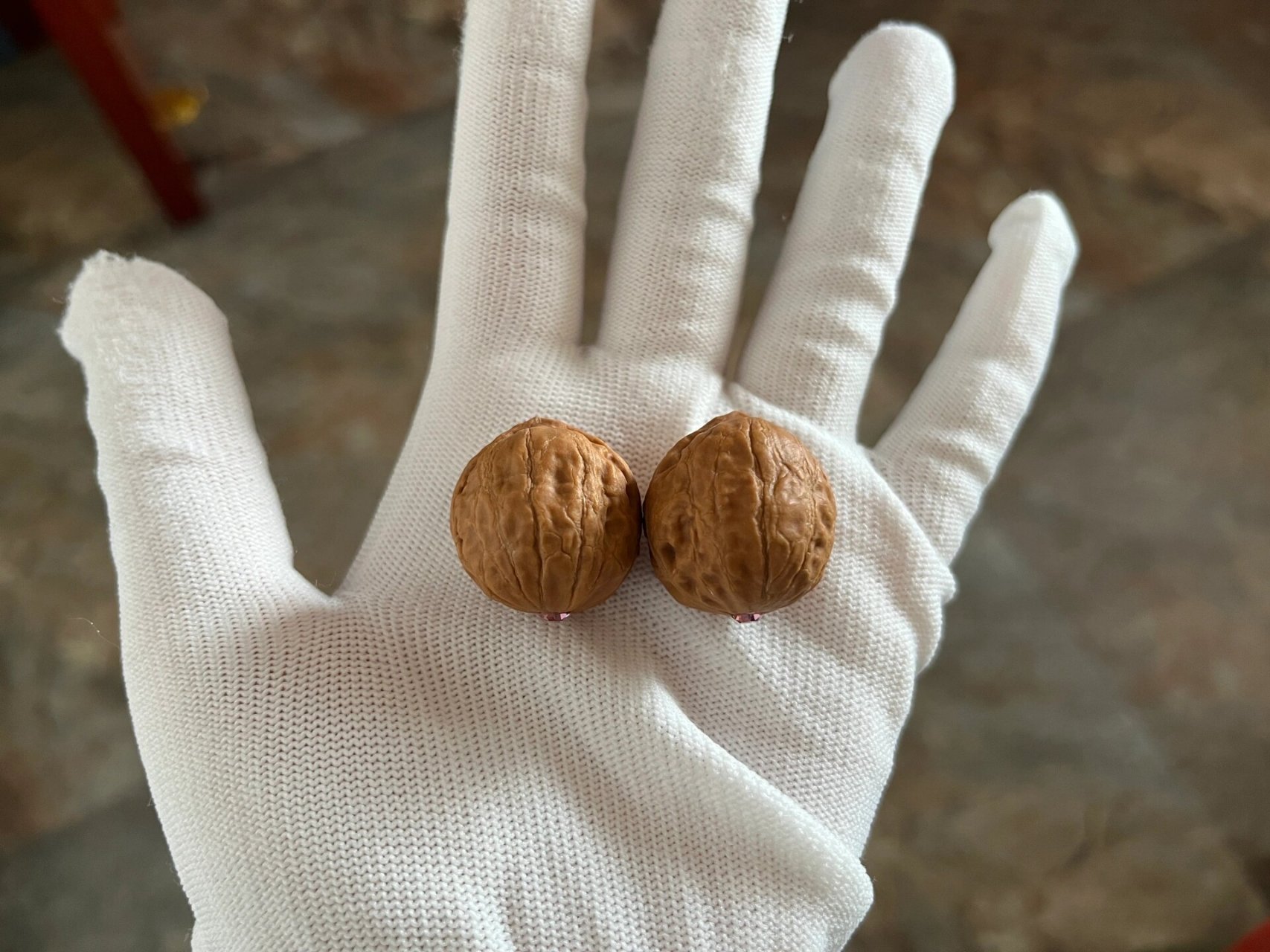 超级可爱的小核桃手捻 才0.3张哦