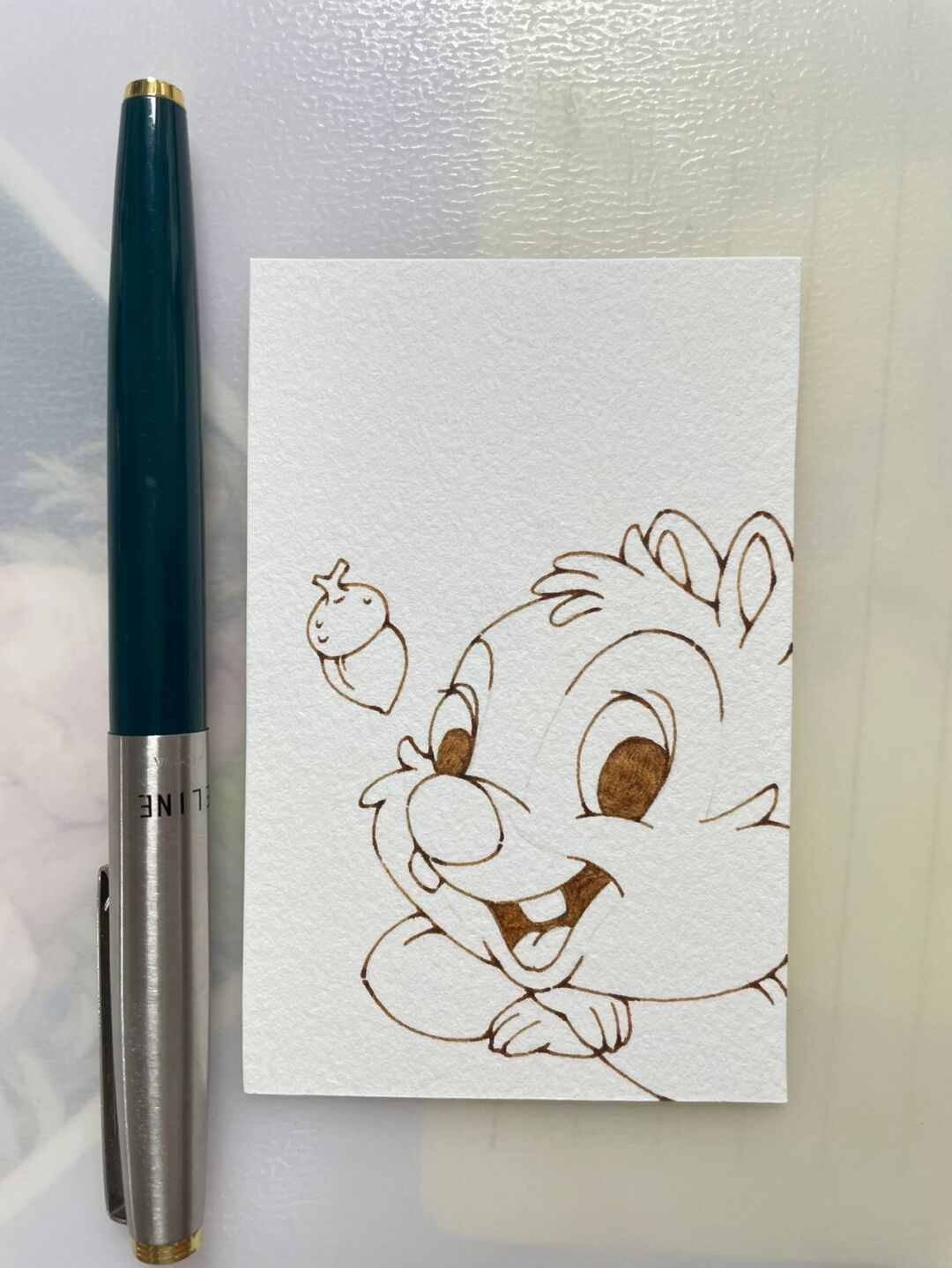 手绘蒂蒂书签 超可爱的奇奇蒂蒂～ 发了上一张其实大家都知道我会画