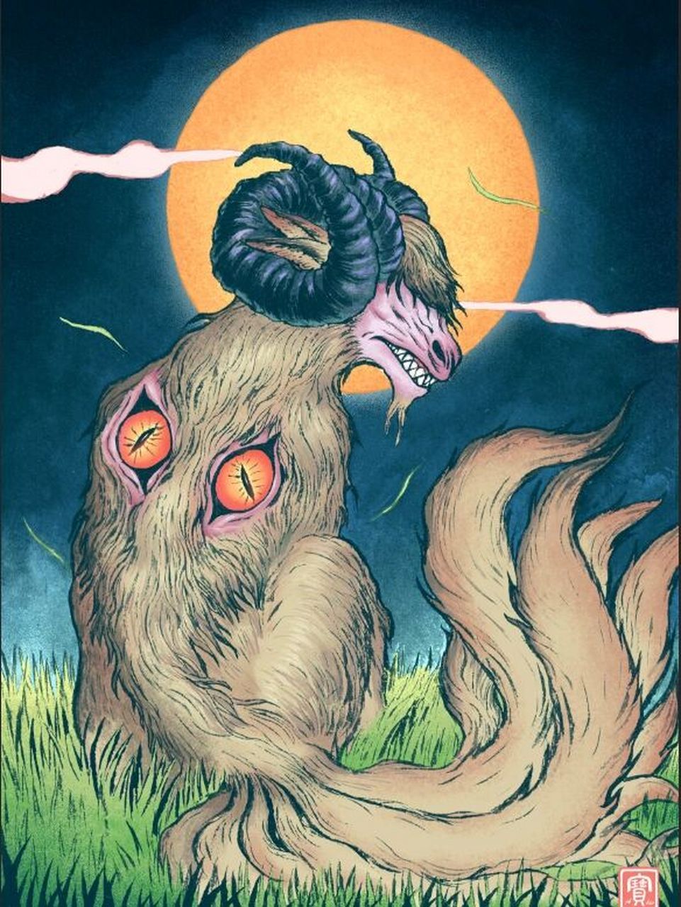 《山海经》-猼訑(bó yí) 猼訑【(bó yí),是中国古代神话中的怪兽.