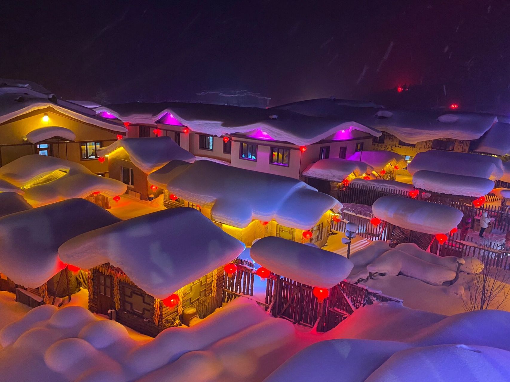 哈尔滨～雪景99 哈尔滨～雪夜美景!真的太美了吧9900