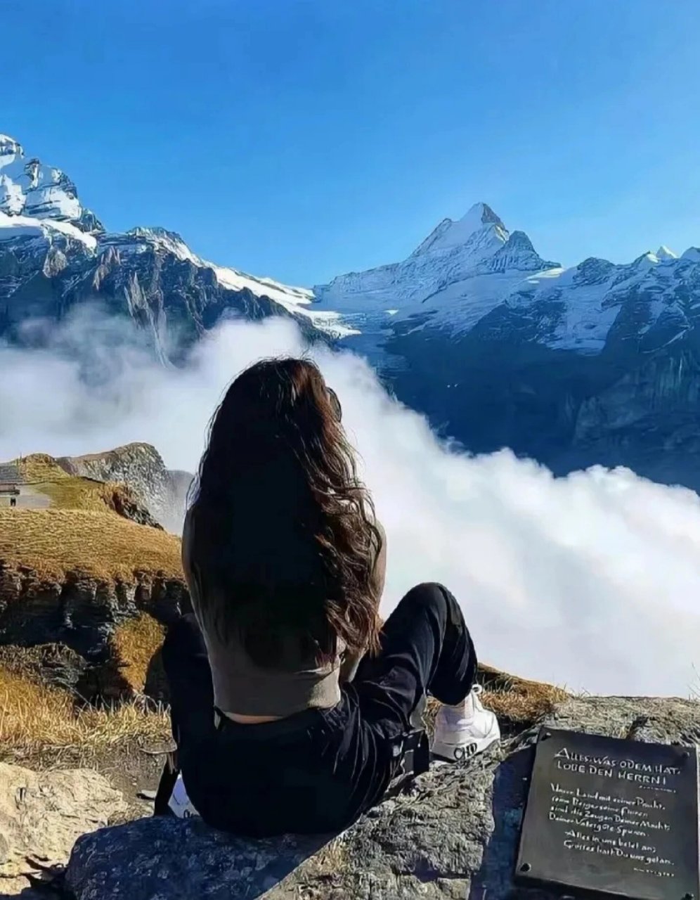 伤感美女风景图片