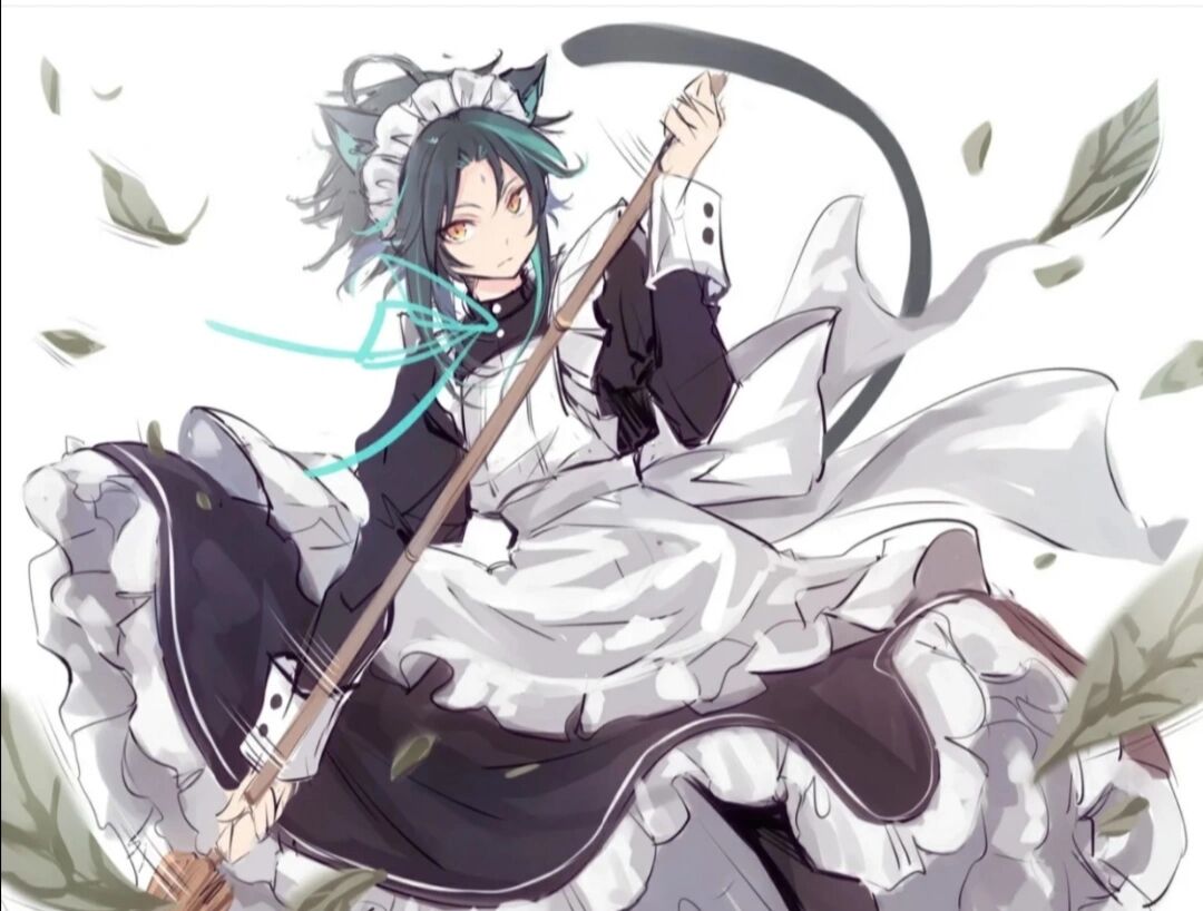 魈女装起来的样子也挺可爱的嘛