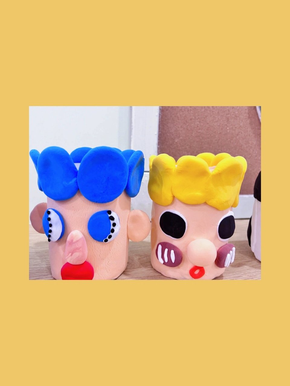 废物利用|diy 奶粉罐笔筒超轻粘土装饰 笔筒奶粉罐大变身 废旧桶,奶粉