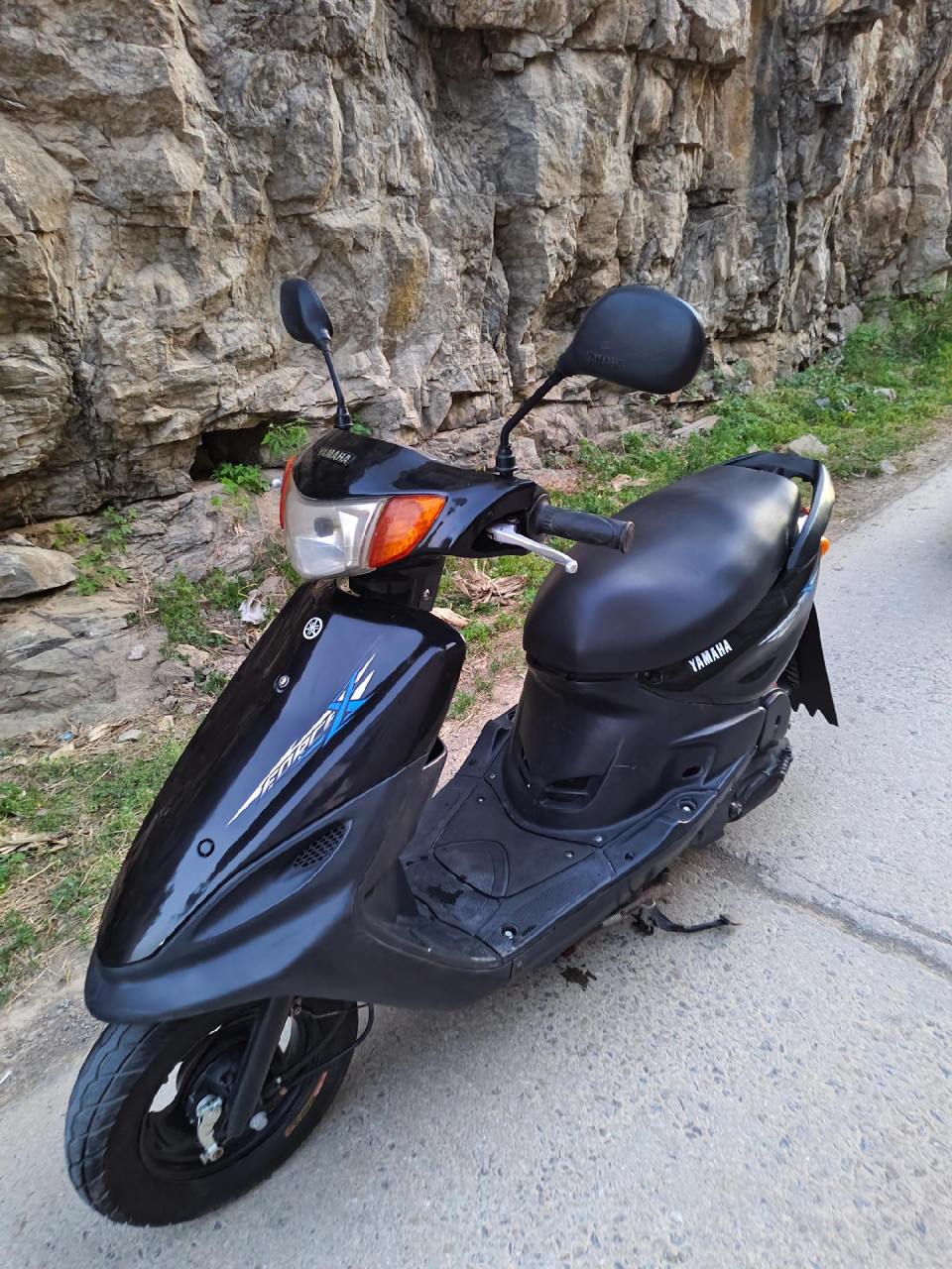 雅马哈福喜100摩托车,去想去的地方!看想看的风景!