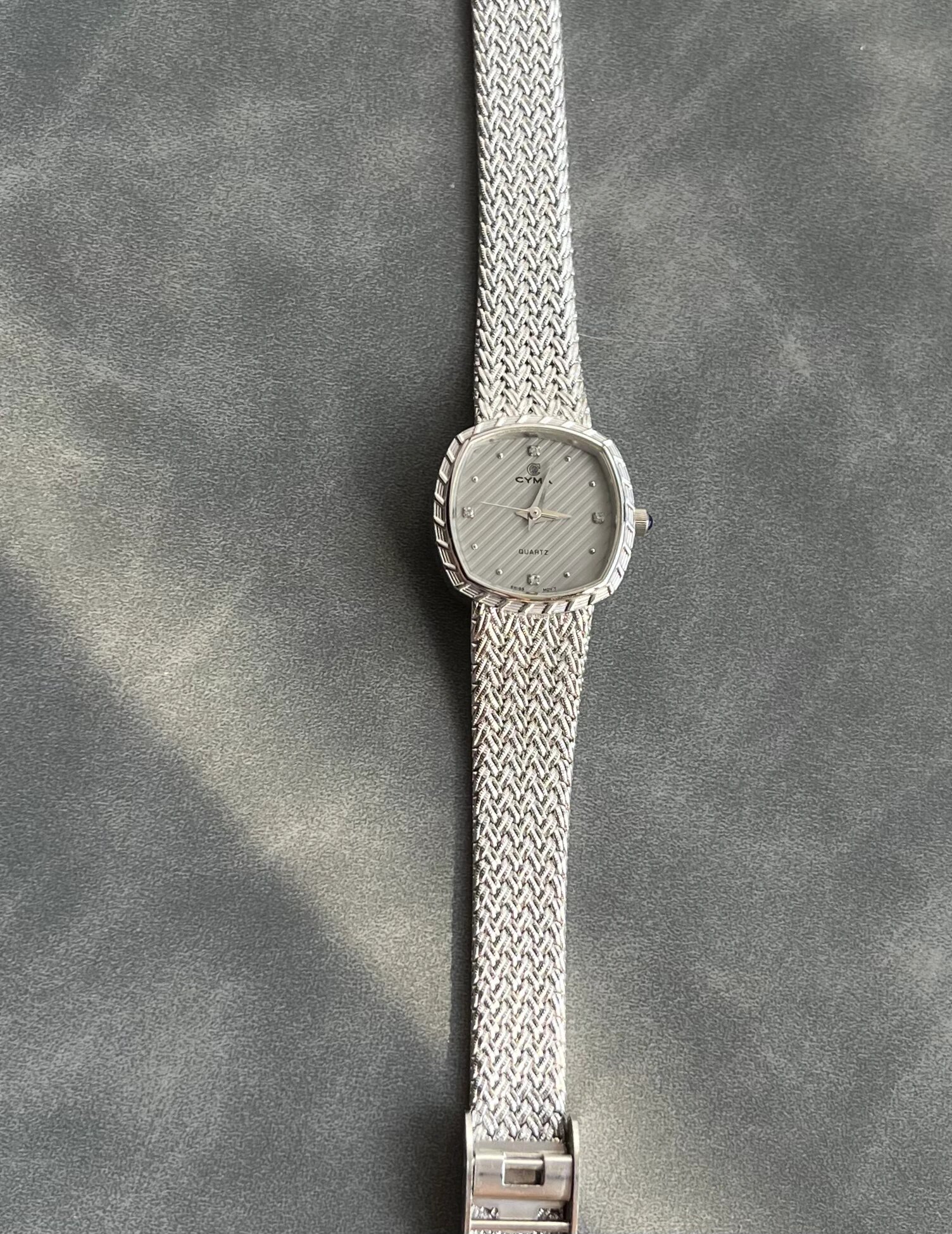 cyma 西马银麦穗中古女表(石英)