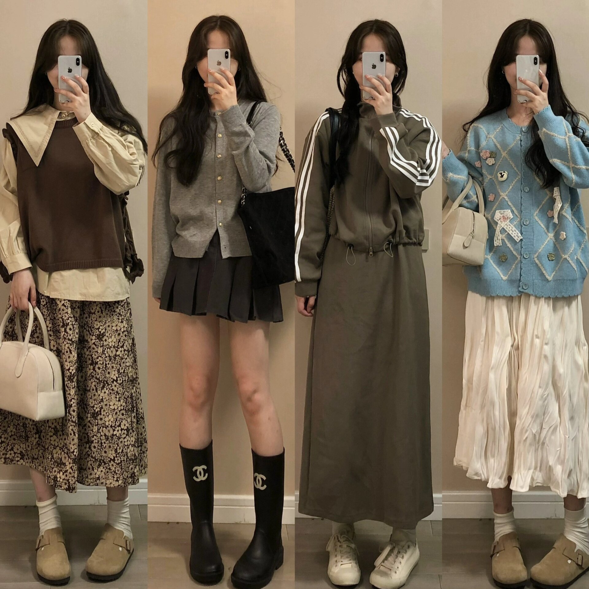 伟德bv1946官网-被韩雪的中年穿搭惊艳！条纹针织衫+开叉裙洋气又高级！