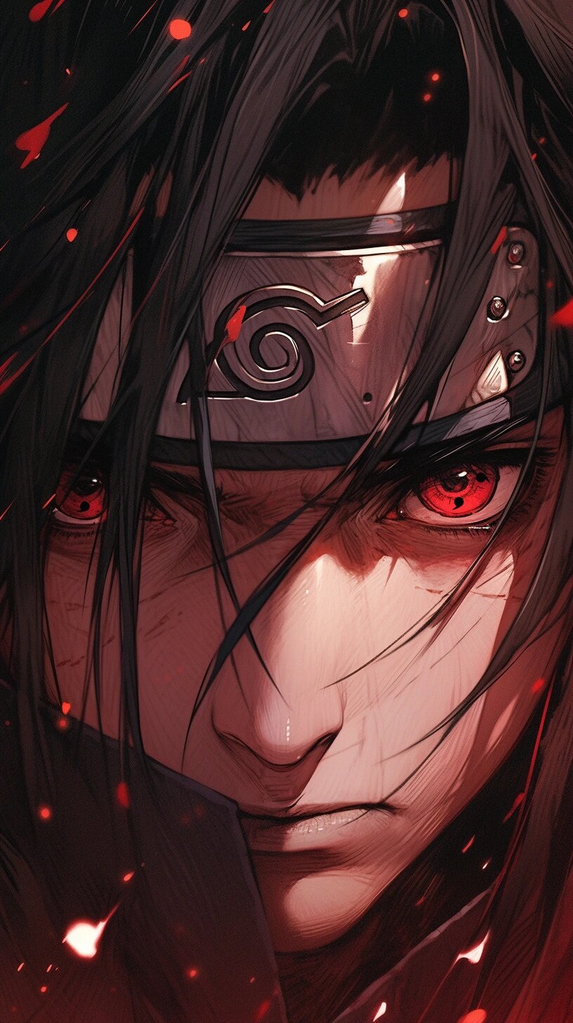 火影| 宇智波鼬的写轮眼 | 手机壁纸