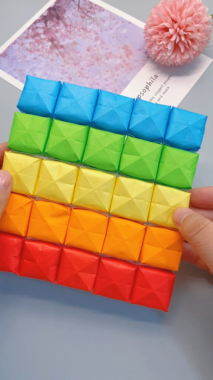 解压玩具自制简单折纸图片