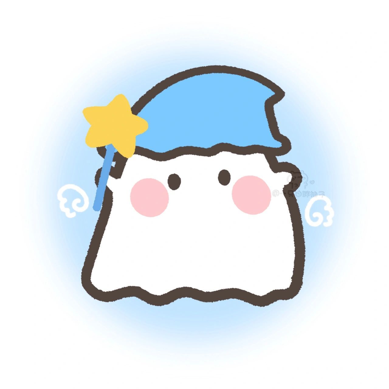 09平面可爱鬼|小幽灵头像 把可爱鬼压扁了