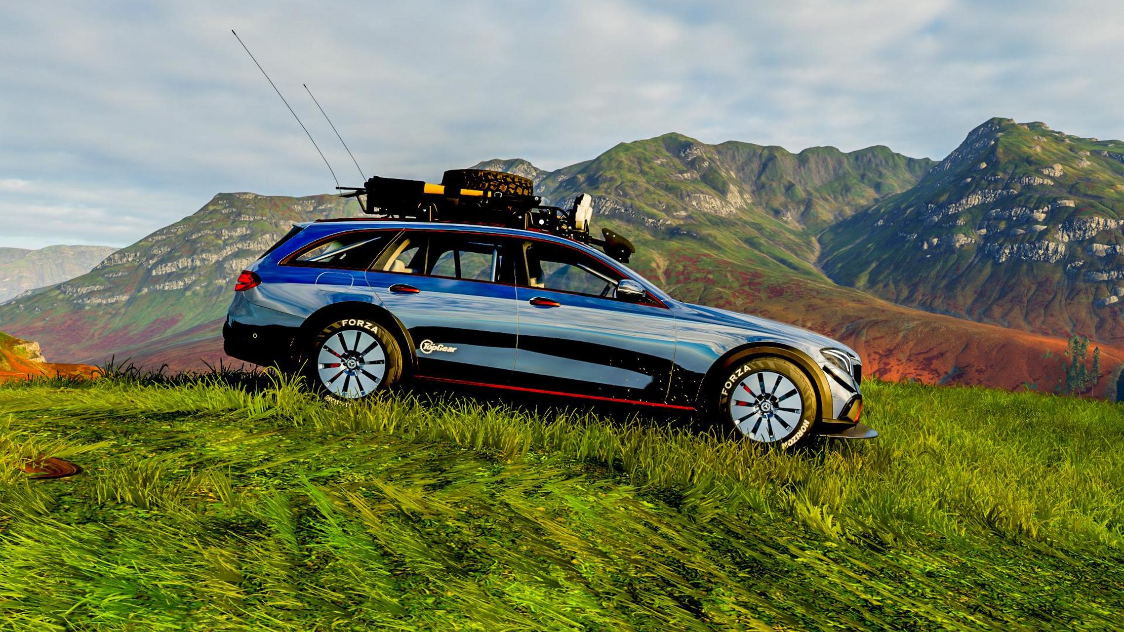 地平线4 奔驰e350d.