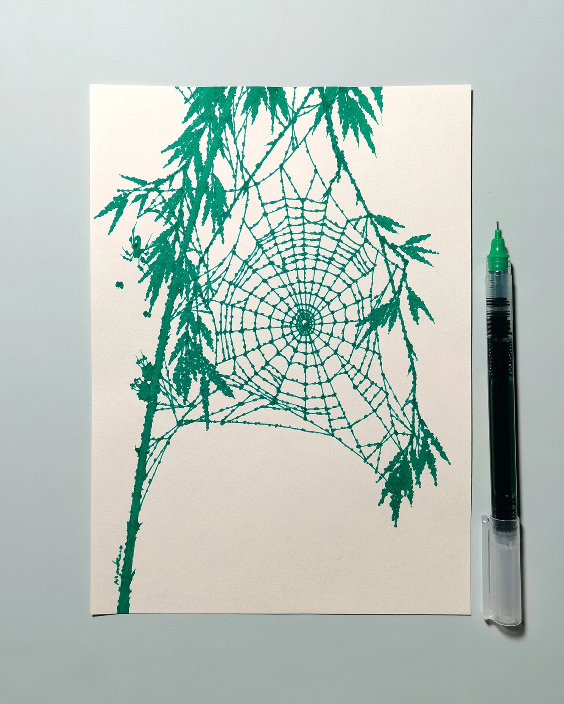 【风景速写】蛛网画法