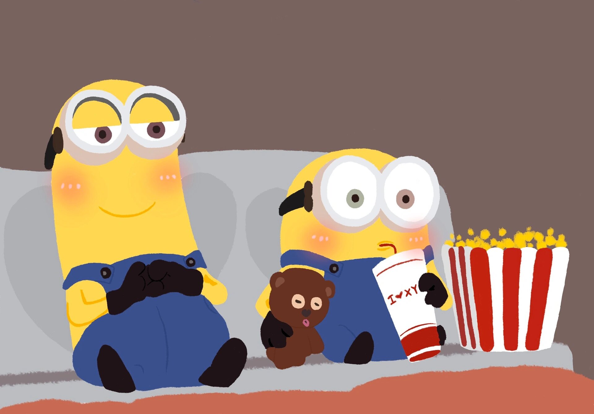 ipad壁纸/小黄人壁纸第一弹 我真的很爱bob06