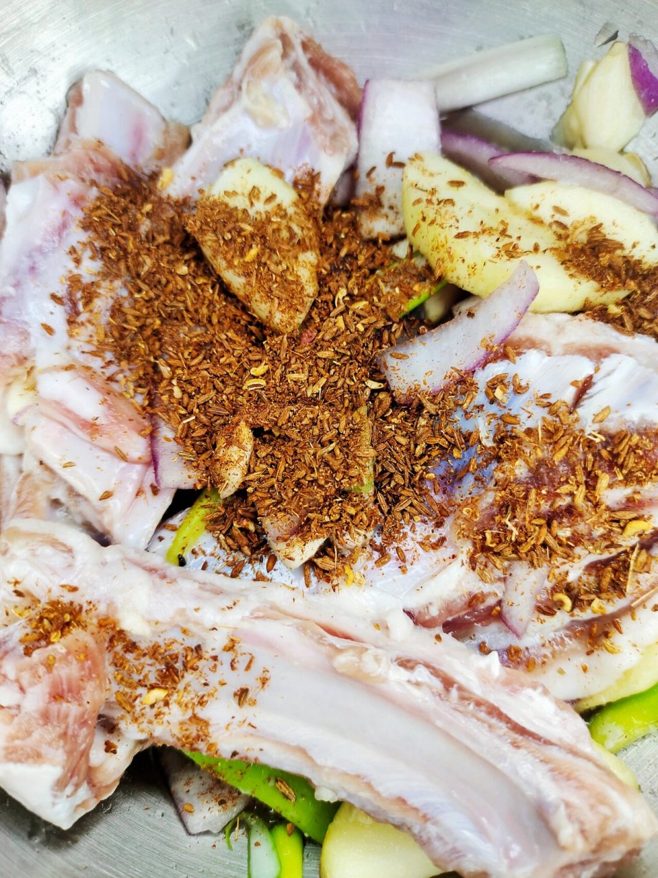 家庭烤羊排安排上了肥美鲜嫩‼️ ✅烧烤料教程:孜然粒 花椒粒