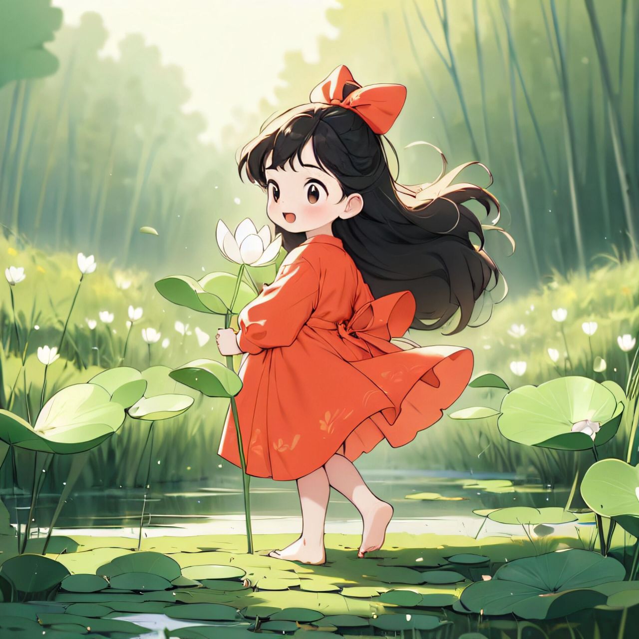 可爱头像|好运莲莲,一往无前