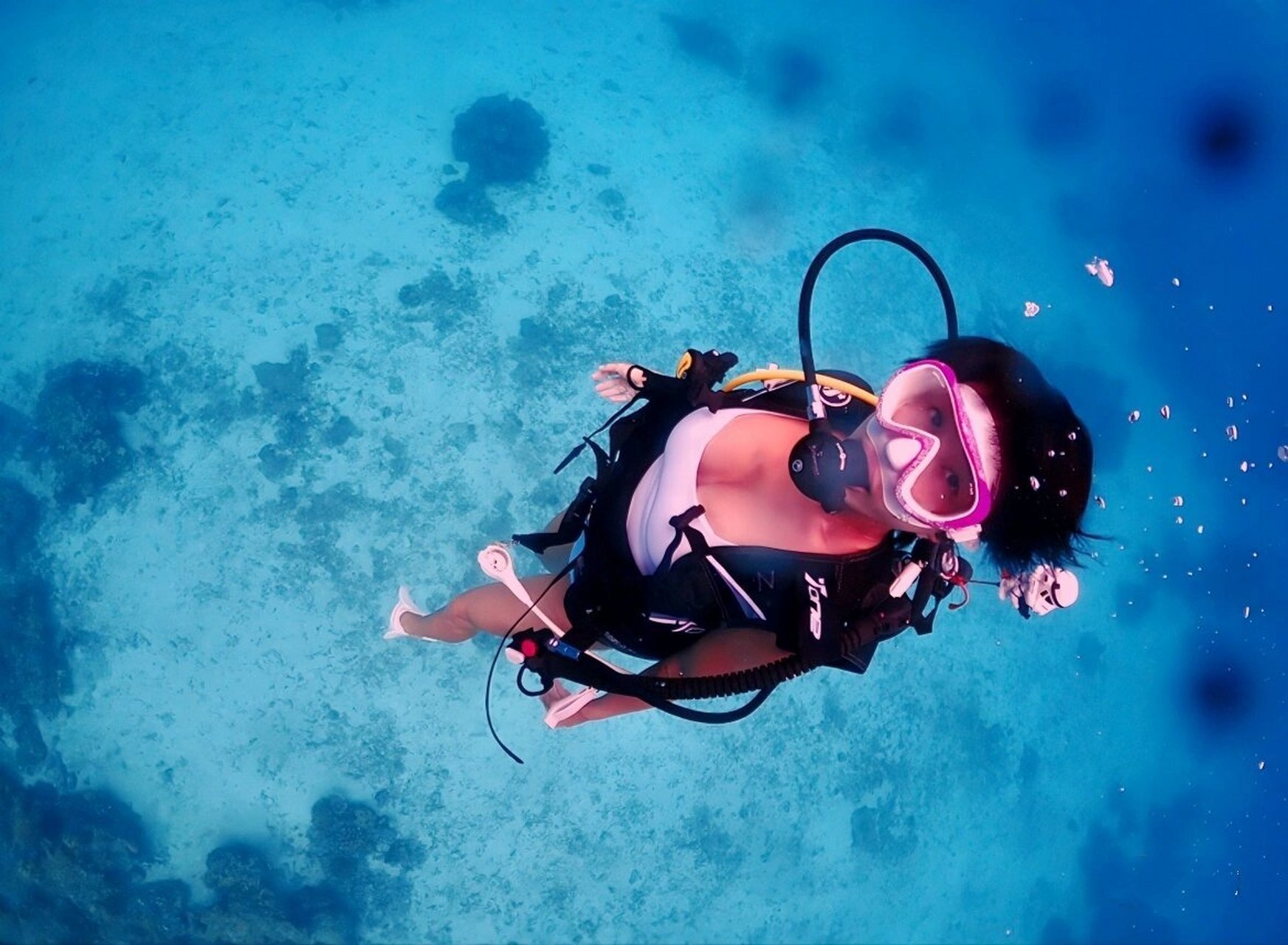 在普吉岛拍的潜水照片. 这个小姐姐太聪明了 一教就会一说就懂.