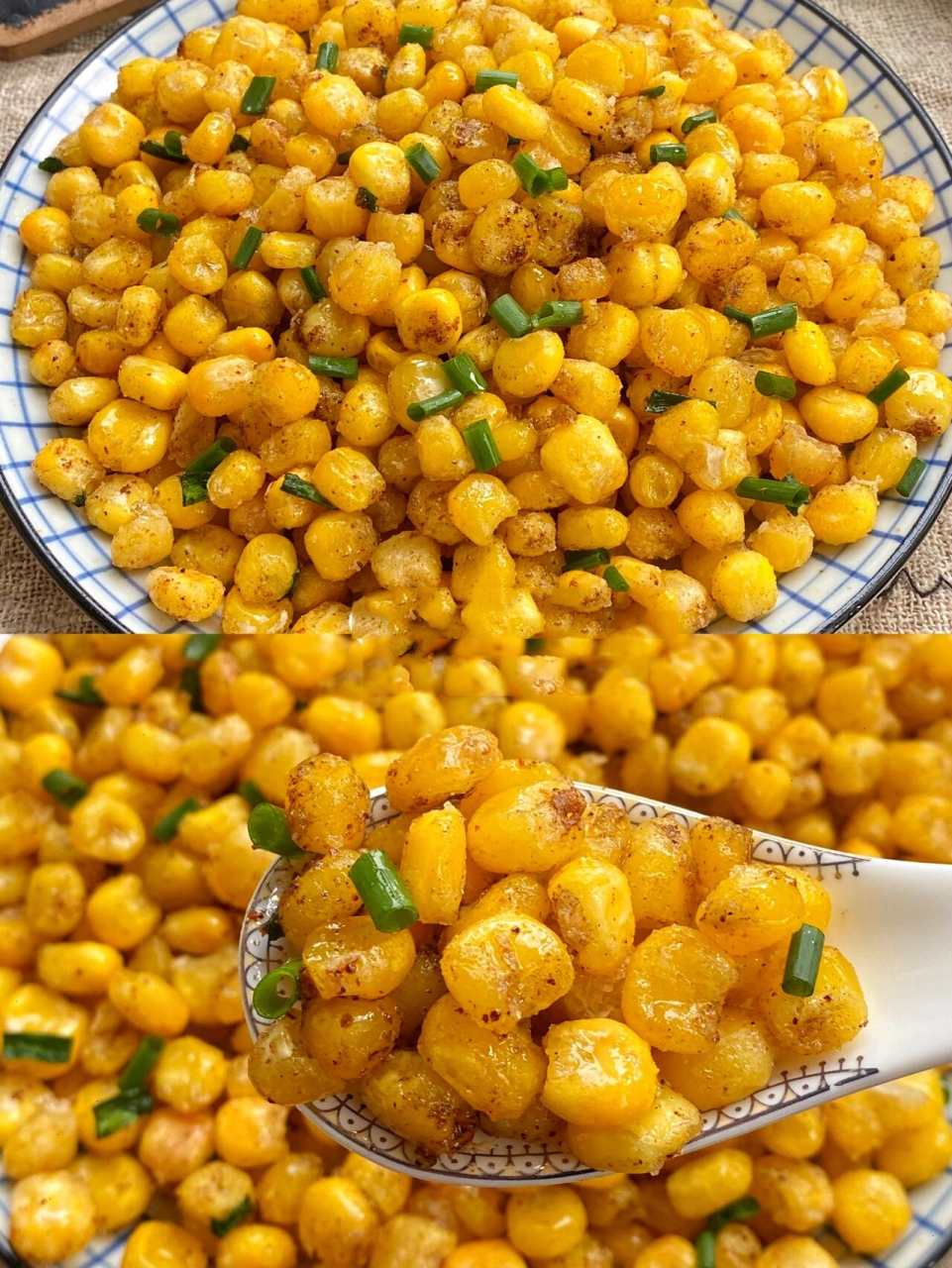 超级快手的椒盐玉米粒来喽!喜欢的小伙伴们做起来吧～ 92食